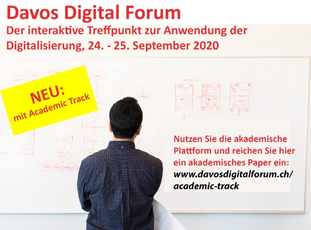 Flyer des Davos Digital Forums
