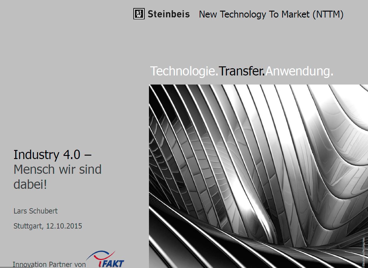 Industry 4.0 - Mensch wir sind dabei!